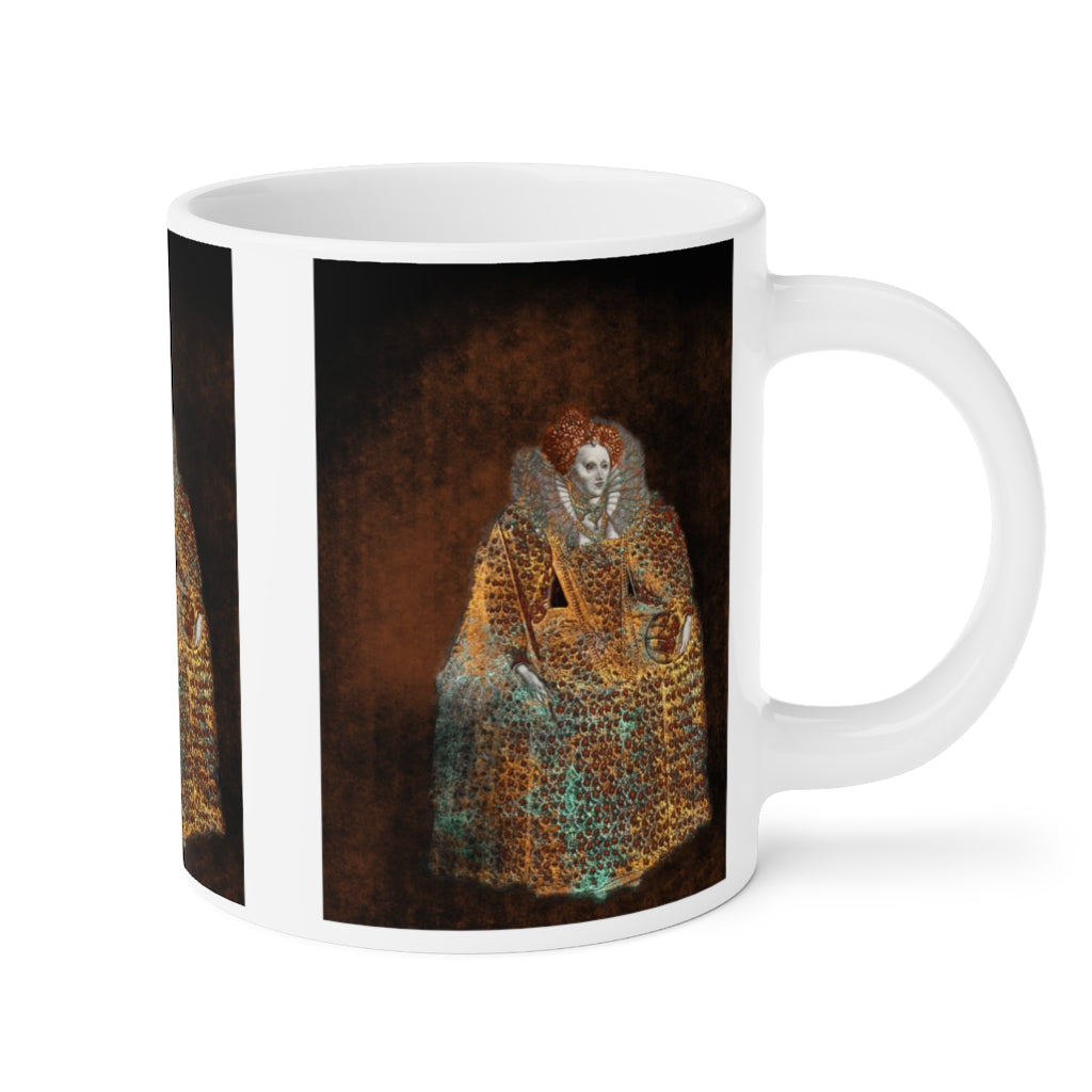 Elizabeth I In Gold Ceramic Mugs (11oz\15oz\20oz)