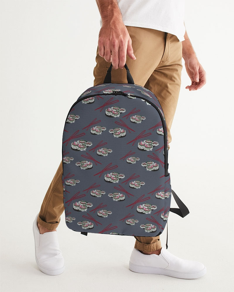 Sushi Pattern Large Backpack