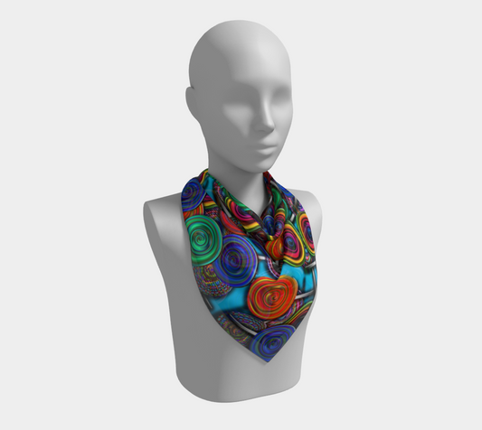 Colorful lollipops Big Square Scarf