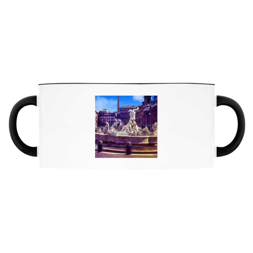 Fountain In Italy Accent Mugs