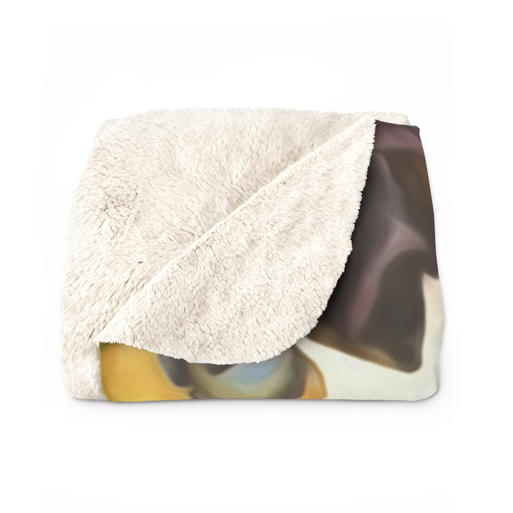 Fall leaves Bright Sherpa Fleece Blanket