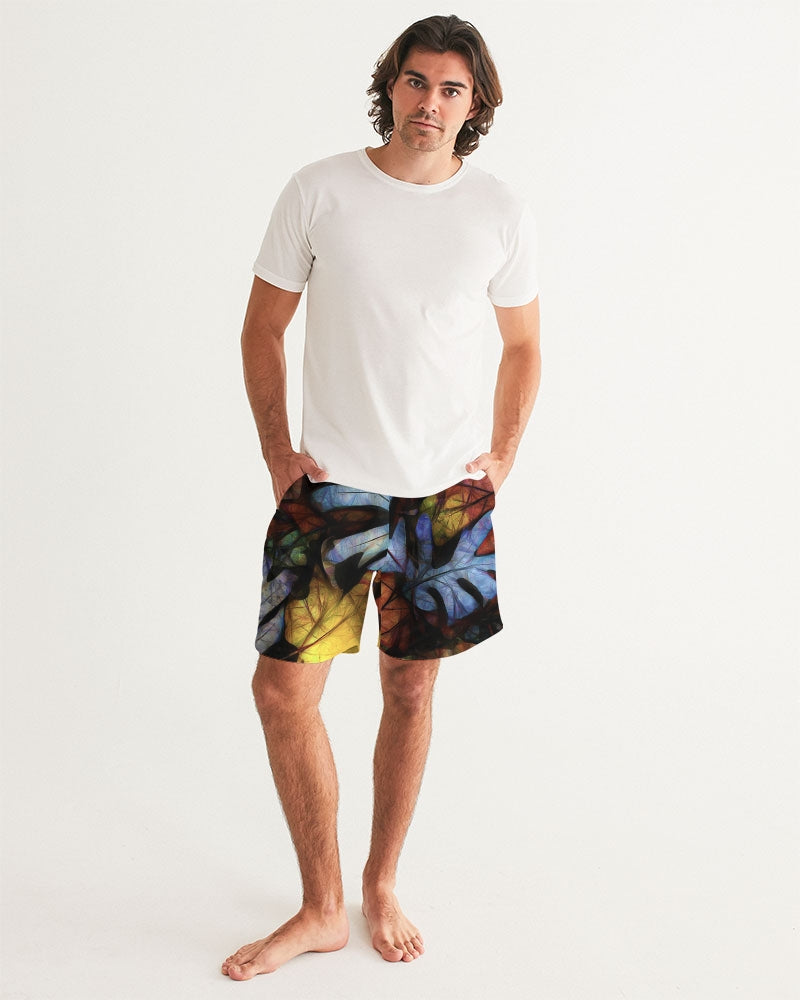 Mid October Leaves Men's Swim Trunk