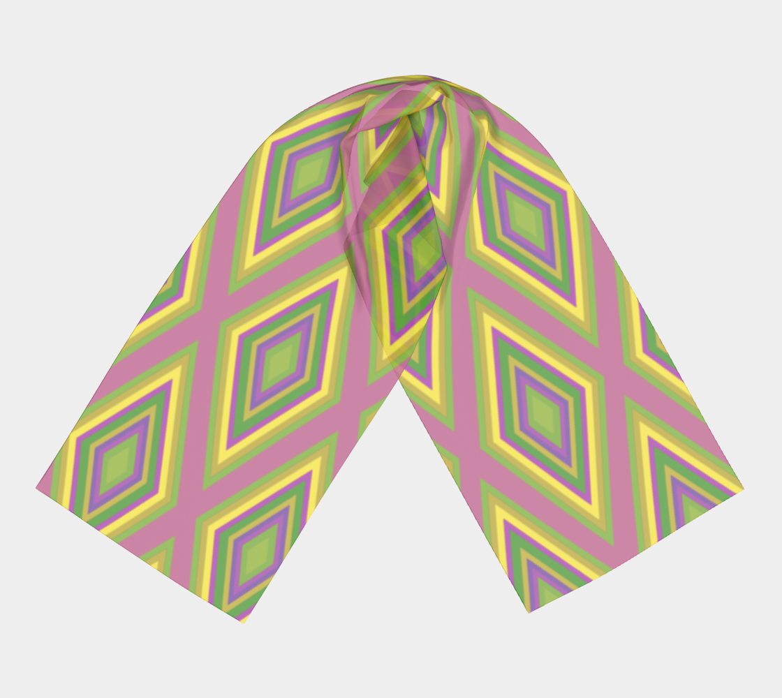 Diamond Pattern Variation 6 Long Scarf