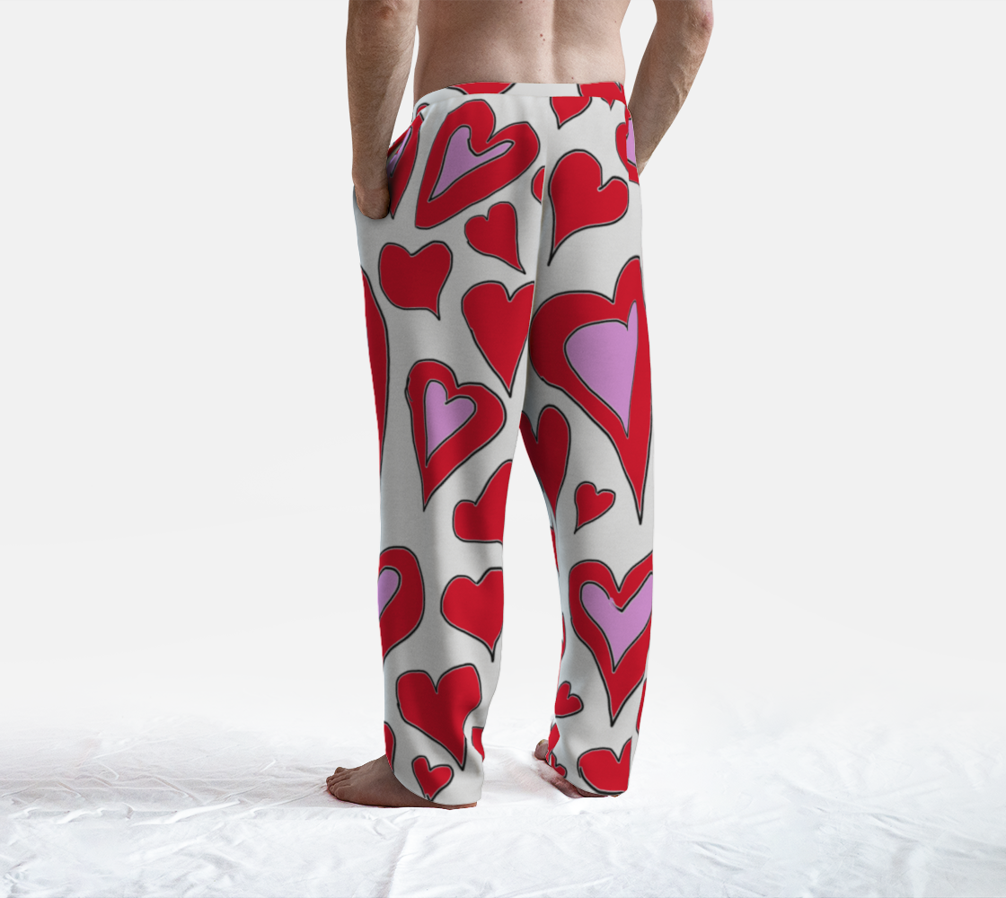 Hearts Drawing Lounge Pants
