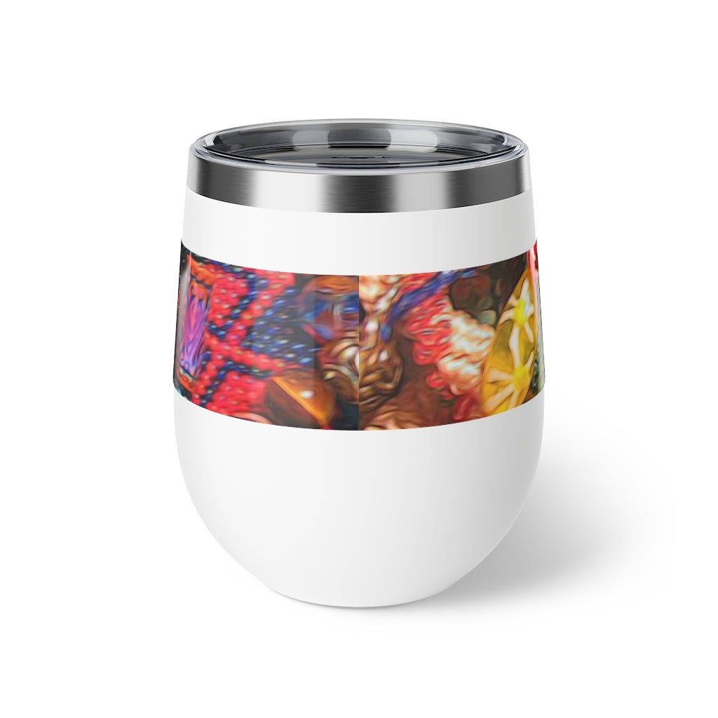 Beaded Jewelry Copper Vacuum Insulated Cup, 12oz