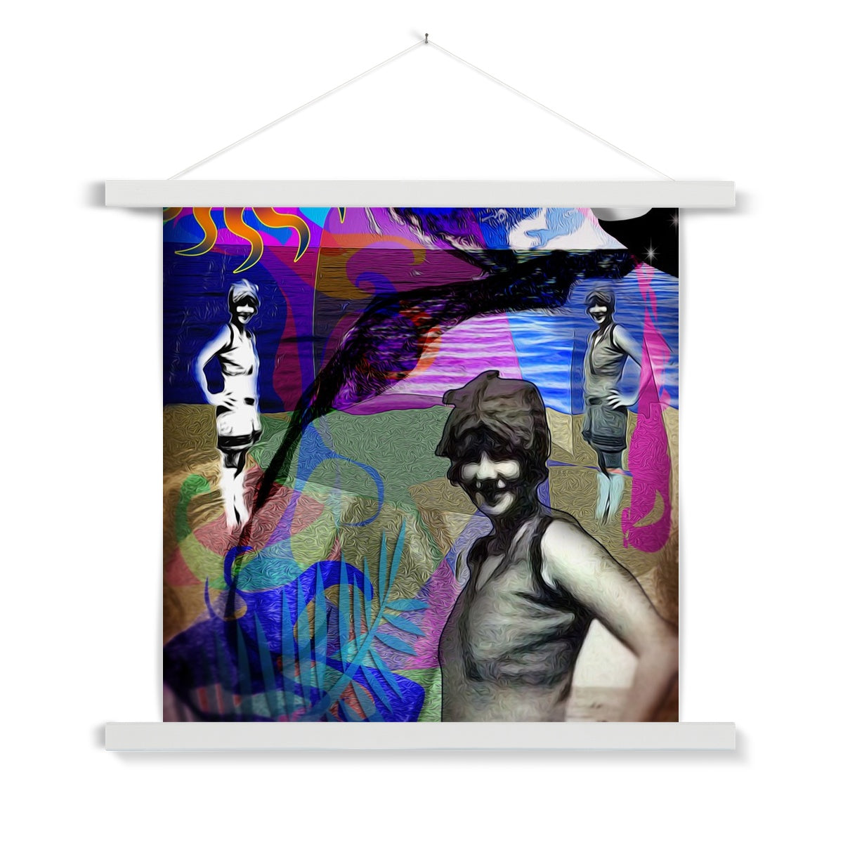 The Swimmer Fine Art Print with Hanger