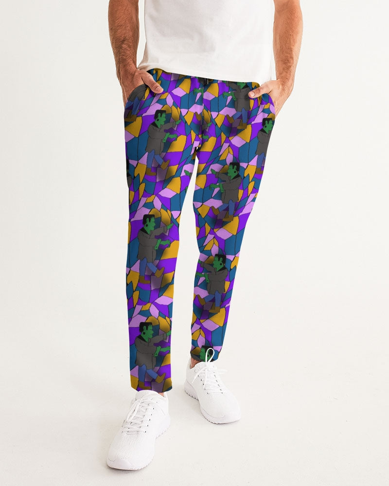Frankenstein Pattern Men's Joggers