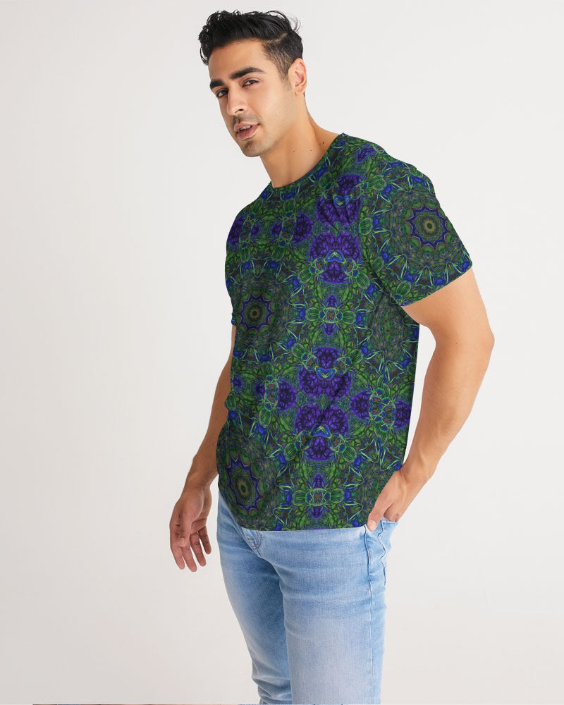 blue Green Ribbon Kaleidoscope Men's Tee