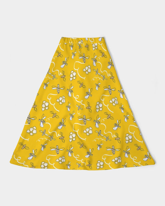 Honey B ees Women's A-Line Midi Skirt