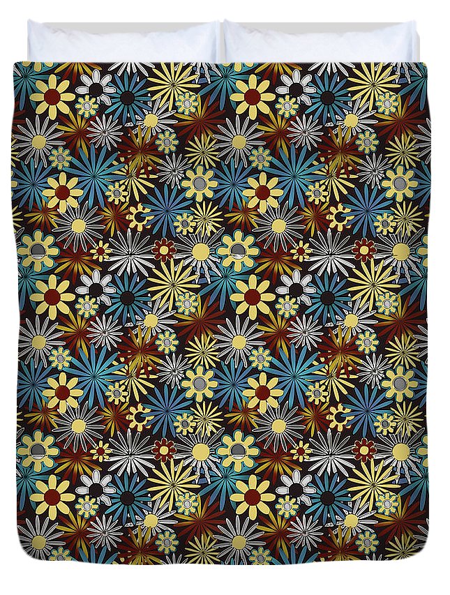 Daisies Pattern Variation 1 - Duvet Cover
