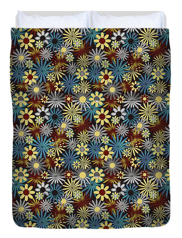 Daisies Pattern Variation 1 - Duvet Cover