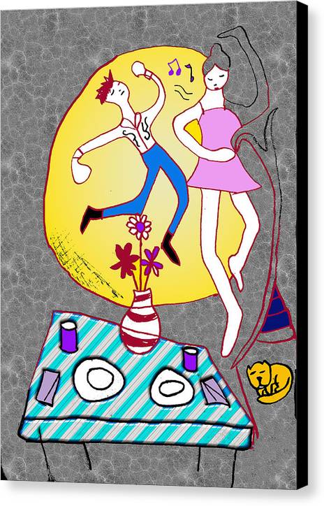 Dancin In The Moonlight - Canvas Print