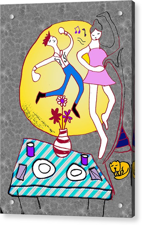 Dancin In The Moonlight - Acrylic Print