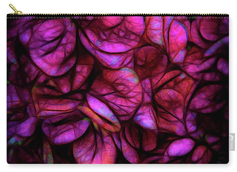 Dark Pink Flower Background - Carry-All Pouch