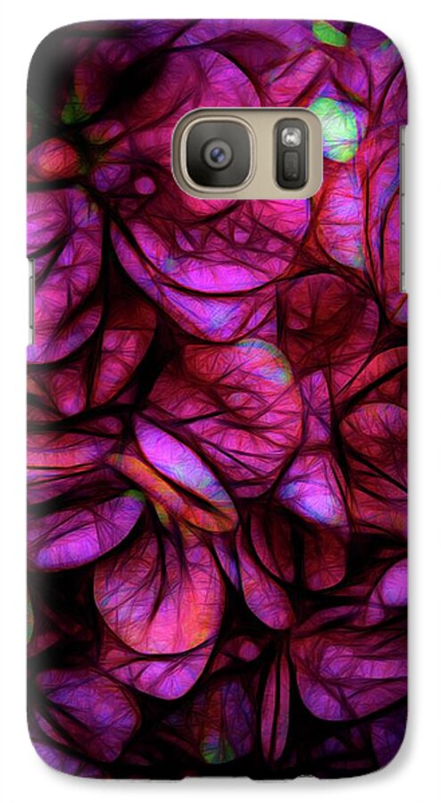 Dark Pink Flower Background - Phone Case
