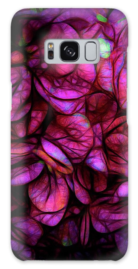 Dark Pink Flower Background - Phone Case
