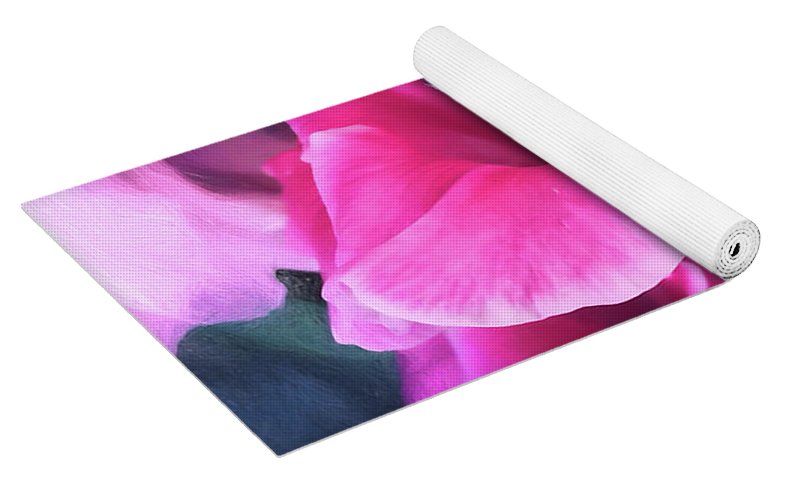 Dark Pink Gladiolas - Yoga Mat