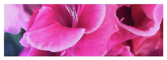 Dark Pink Gladiolas - Yoga Mat