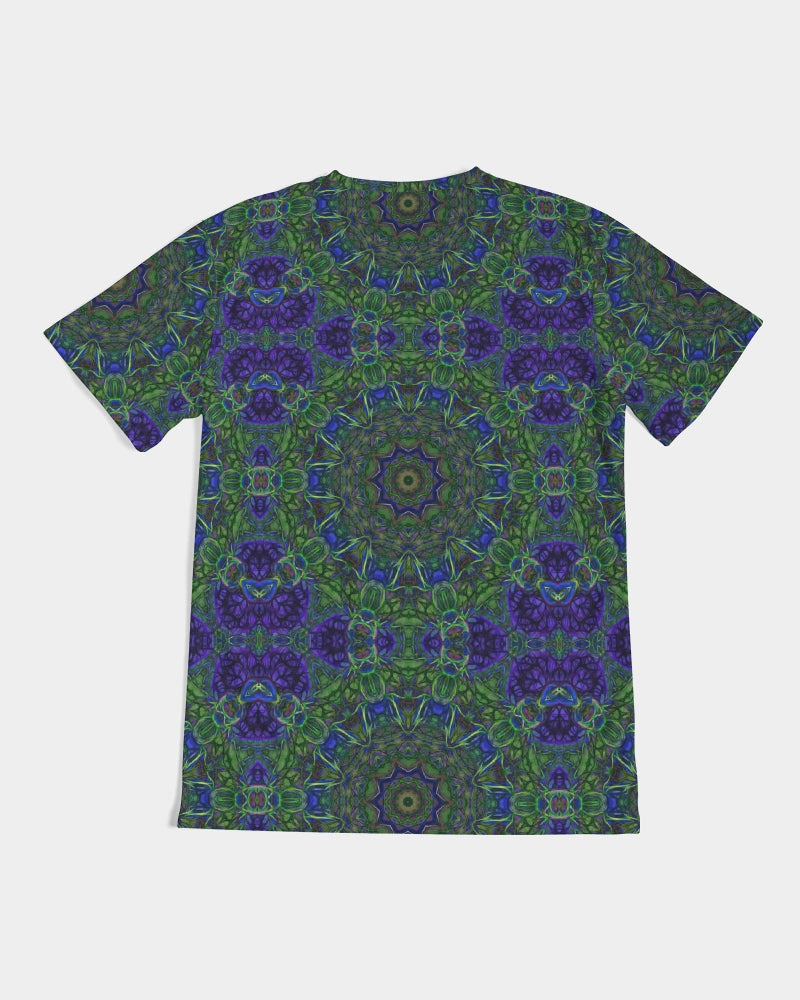 blue Green Ribbon Kaleidoscope Men's Tee