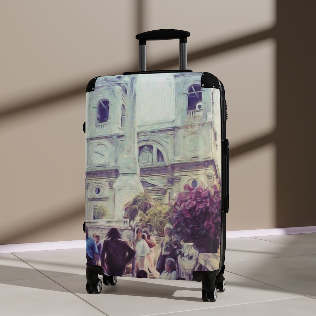 Spanish Steps In Rome Suitcases