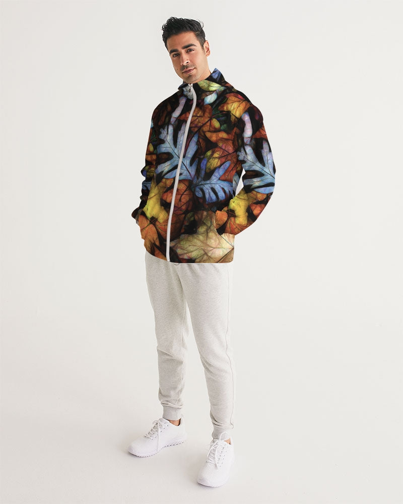 Mid October Leaves Men's Windbreaker