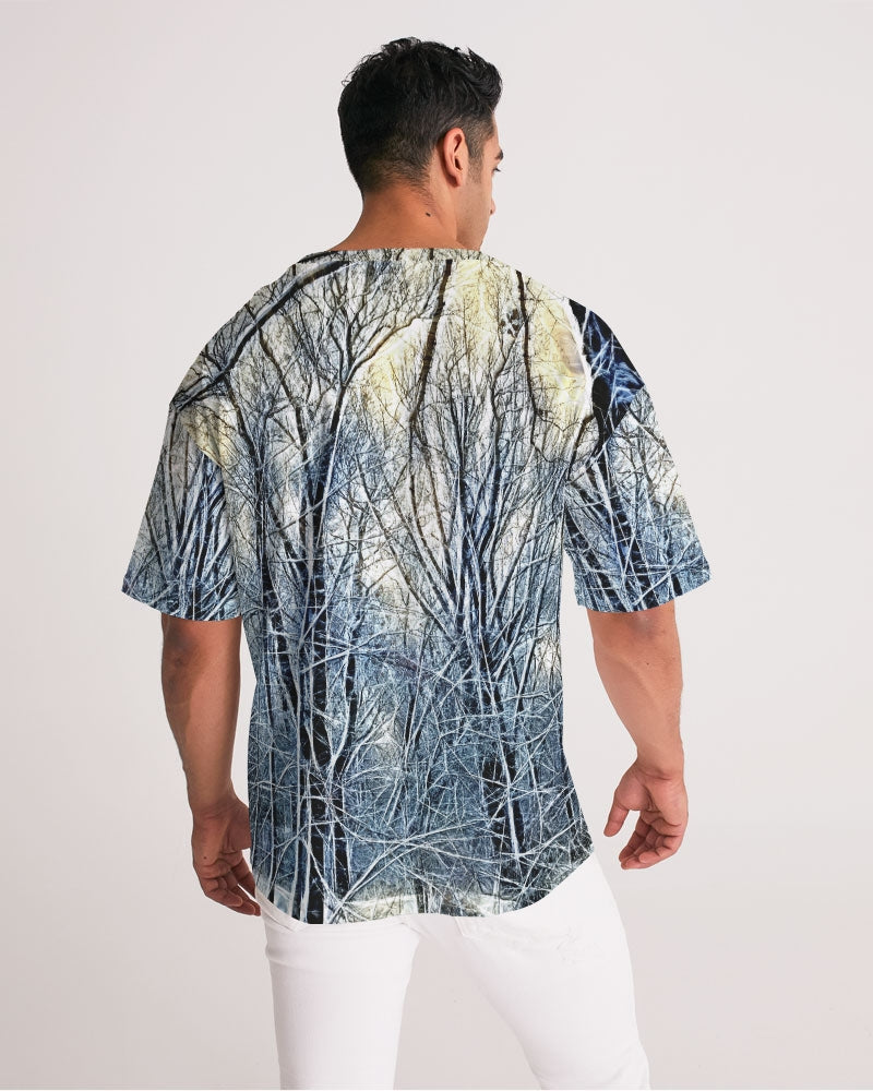 4 Oclock Winter Landscape Men's Premium Heavyweight Tee