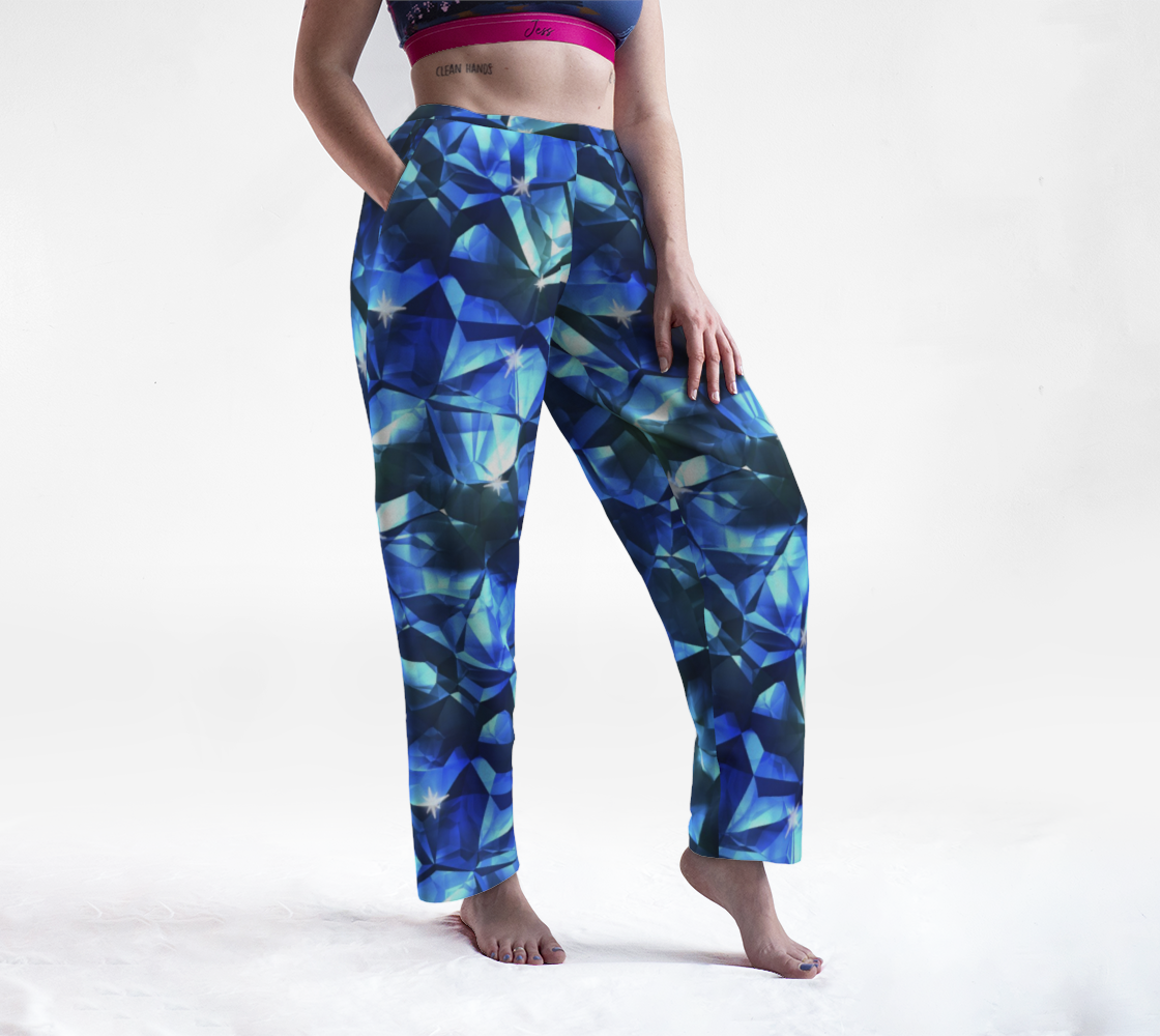Blue Crystal Lounge Pants