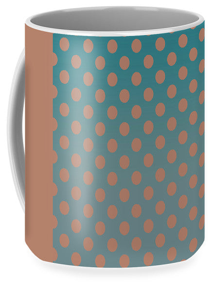 Denim and Brown Polkadots - Mug