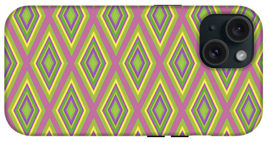 Diamonds Pattern Variation 6 - Phone Case
