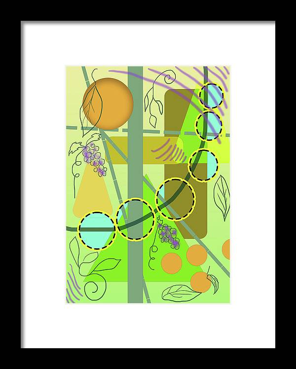Driving To get Fruit - Framed Print