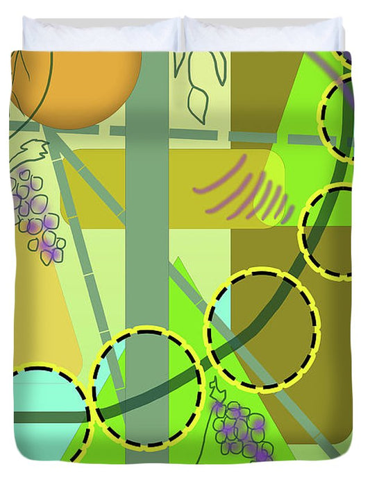 Driving To get Fruit - Duvet Cover