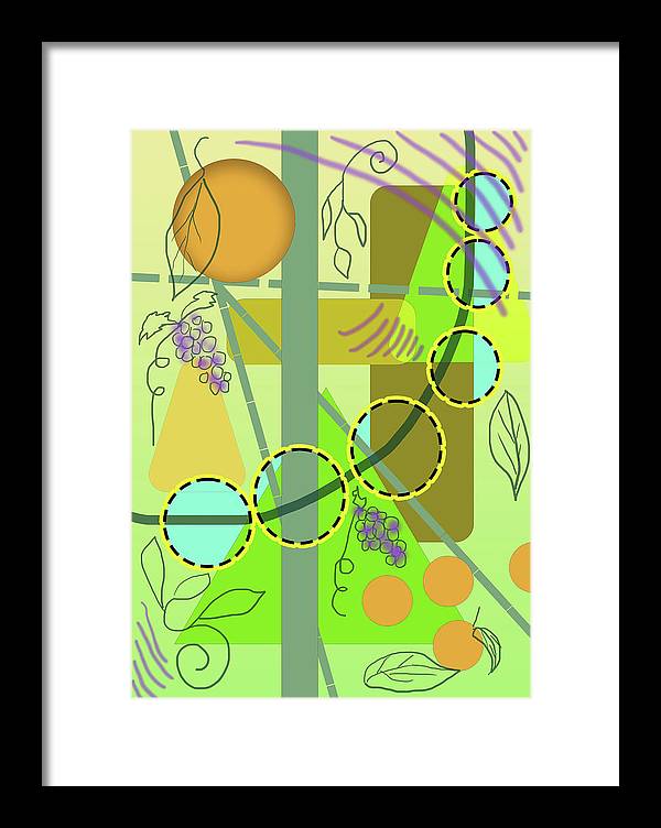 Driving To get Fruit - Framed Print
