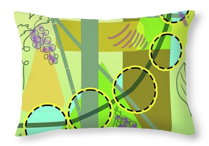 Driving To get Fruit - Throw Pillow