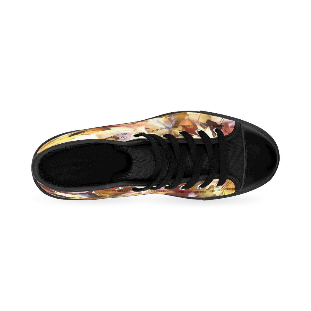 Fall Leaves Bright Women's High-top Sneakers