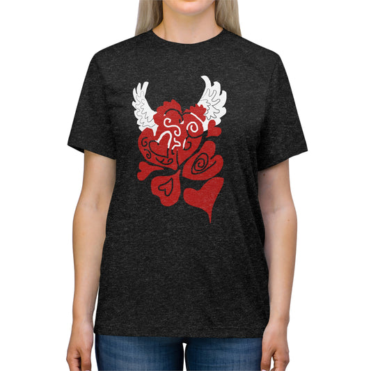 Hearts and Wings Unisex Triblend Tee
