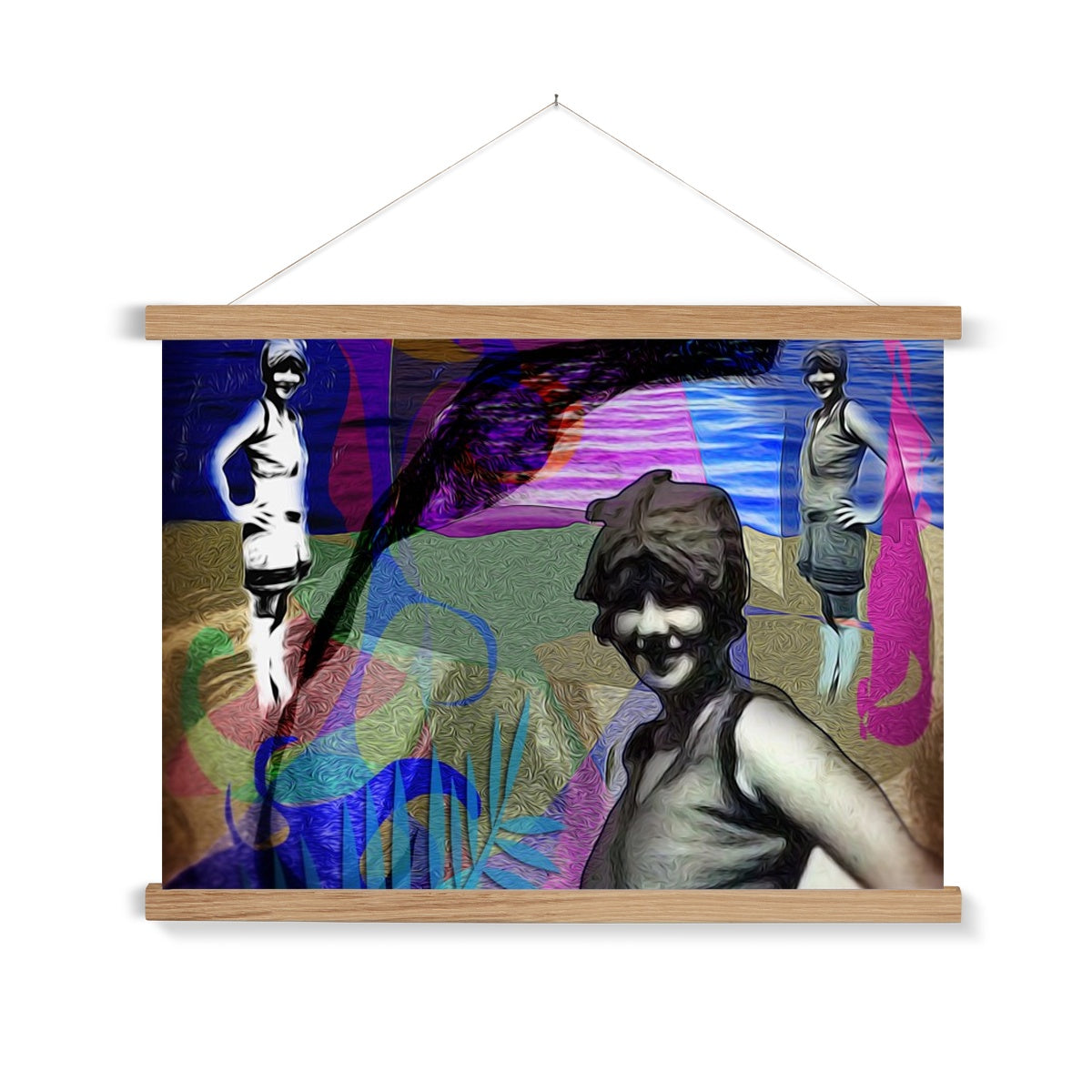 The Swimmer Fine Art Print with Hanger