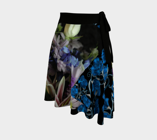 Flowers 292 Wrap Skirt