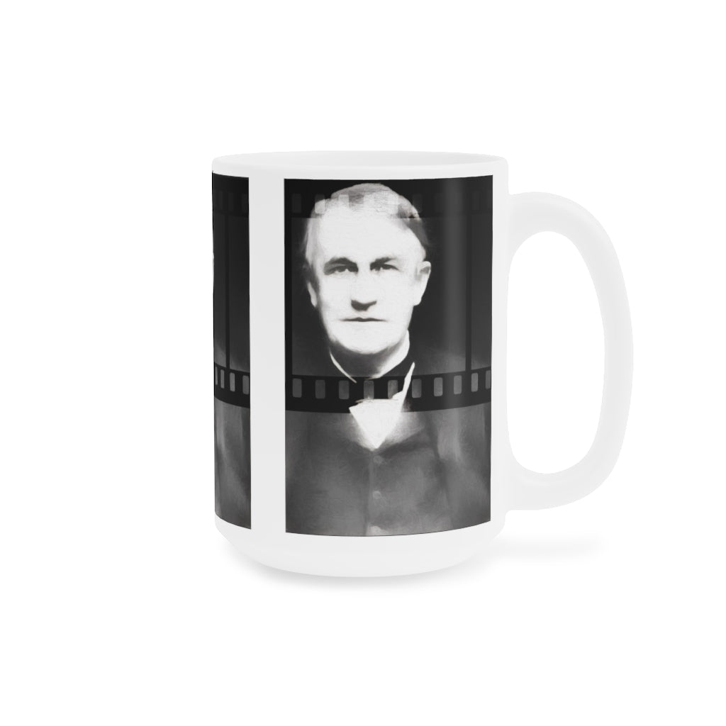Silent Film Thomas Edison Ceramic Mugs (11oz\15oz\20oz)