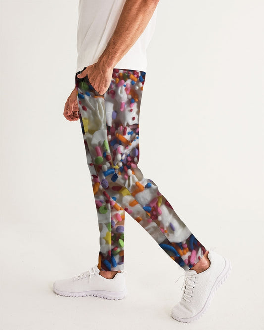 Rainbow Sprinkles On Whipped Cream Men's Joggers