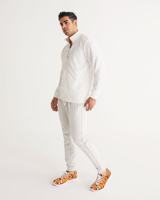 Candy Corn Pattern Men's Athletic Shoe