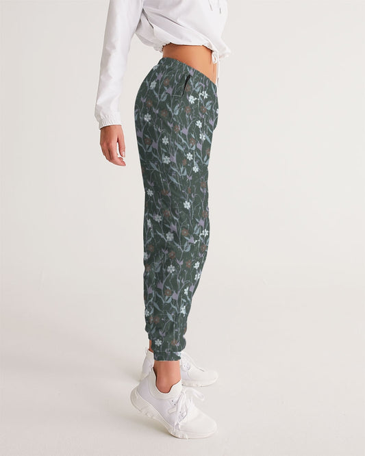 Violets On Gray Women's Track Pants
