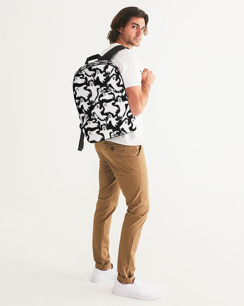 Ghosts Pattern Large Backpack