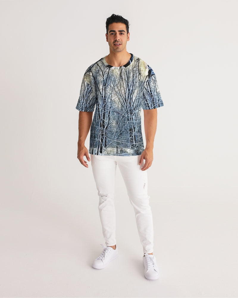 4 Oclock Winter Landscape Men's Premium Heavyweight Tee