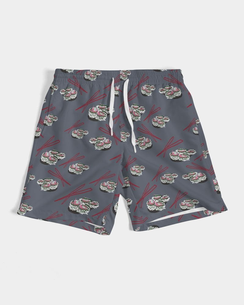 Sushi Pattern Men's Swim Trunk