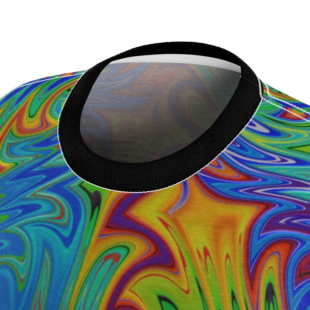 Rainbow Fractal Women's AOP Cut & Sew Tee