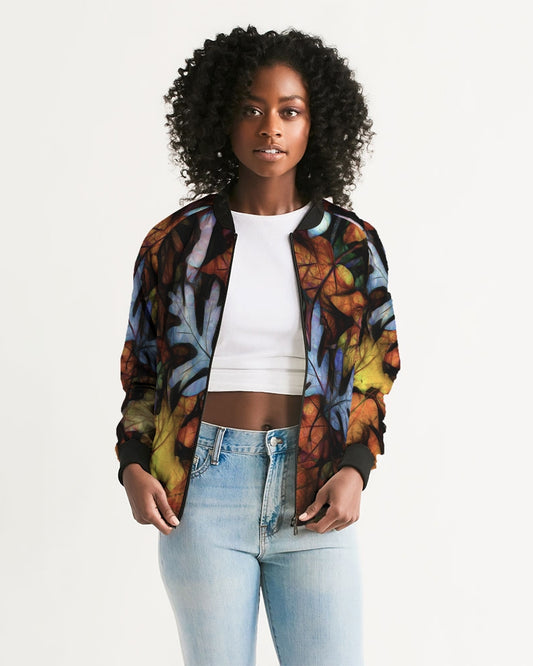 Mid October Leaves Women's Bomber Jacket