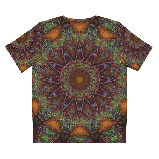 Earthy Kaleidoscope Unisex AOP Cut & Sew T-Shirt