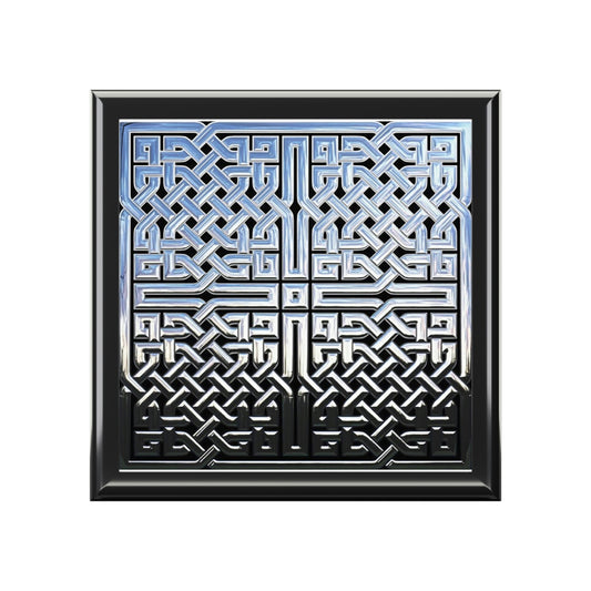 Chrome Celtic Knot Jewelry Box