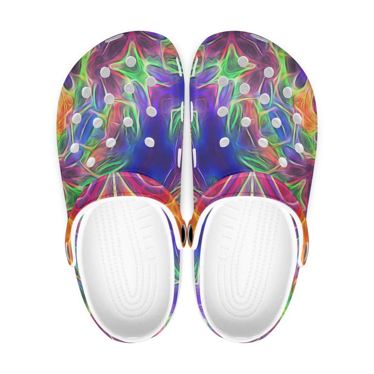 Sunrise Kaleidoscope 413. All Over Printed Clogs