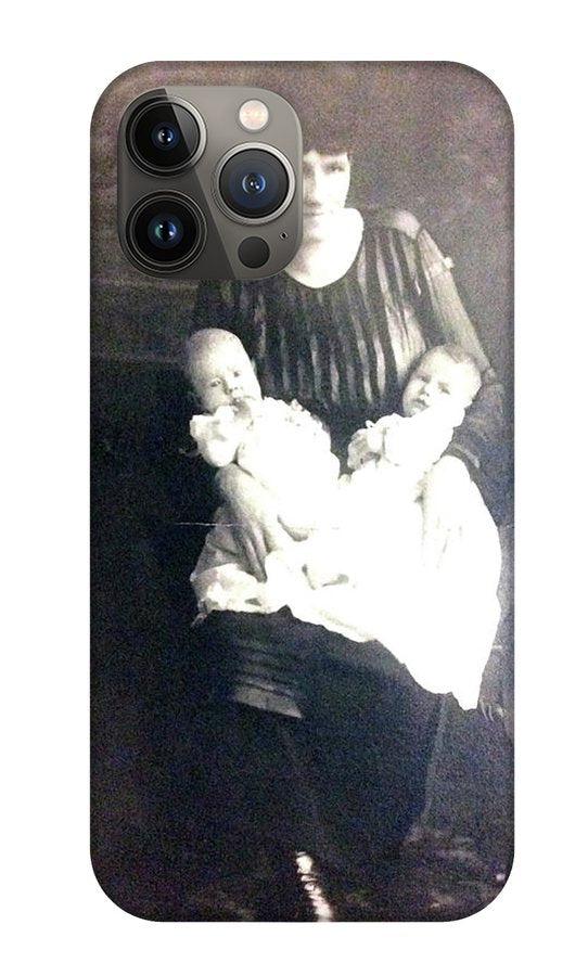 Early 1900s Mother and Twins - Phone Case